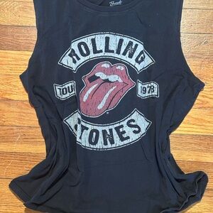 Bravado Black Rolling Stones Muscle Tee